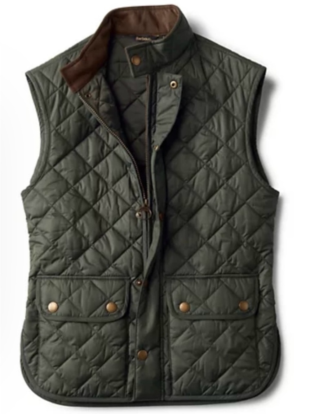 Men's Barbour quilted jacket interior